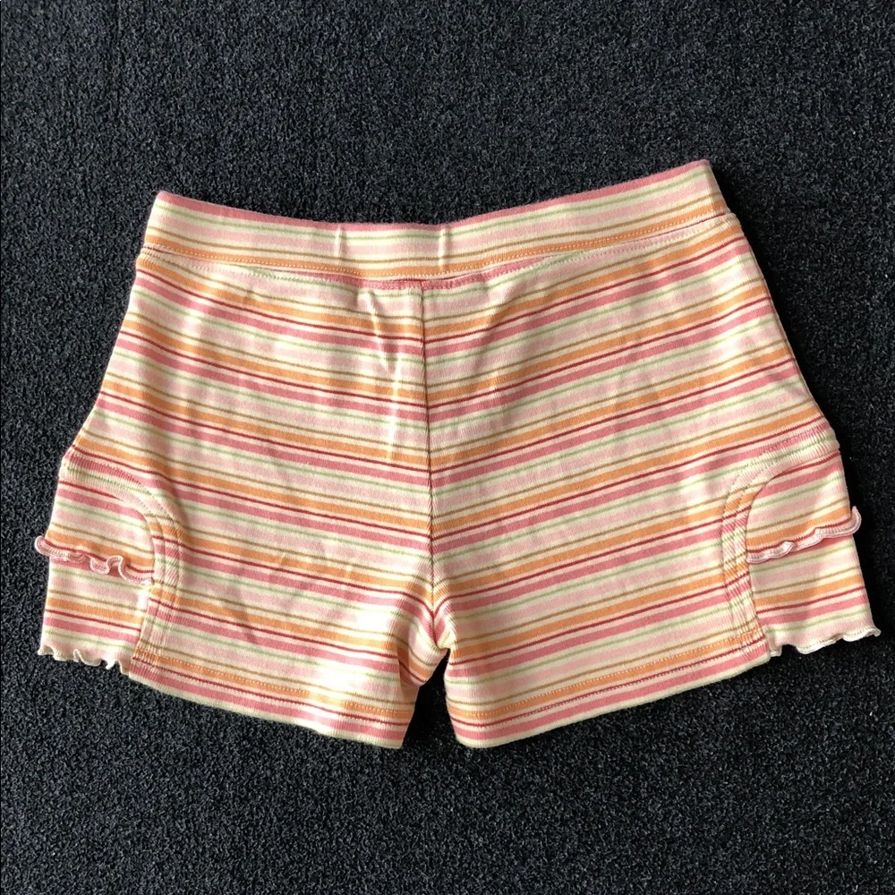 Gymboree Aloha Wahine 100% Cotton Multi-Color Stripe With 2 Side Ruffle Size 6 - Picture 2 of 16